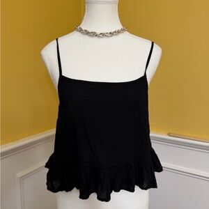Devi Elegant Black Women's Camisole Top one size